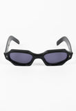 CUTLER AND GROSS 1990'S BOLD ANGULAR SUNGLASSES