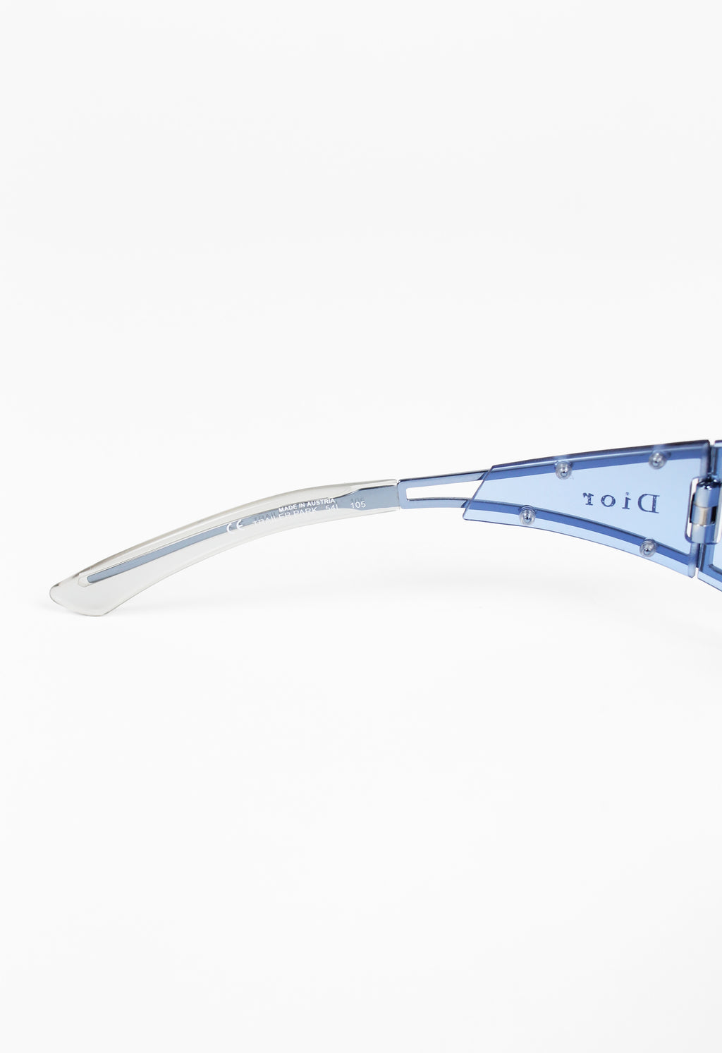 DIOR JOHN GALLIANO SS 2001 BLUE TRAILER PARK SUNGLASSES