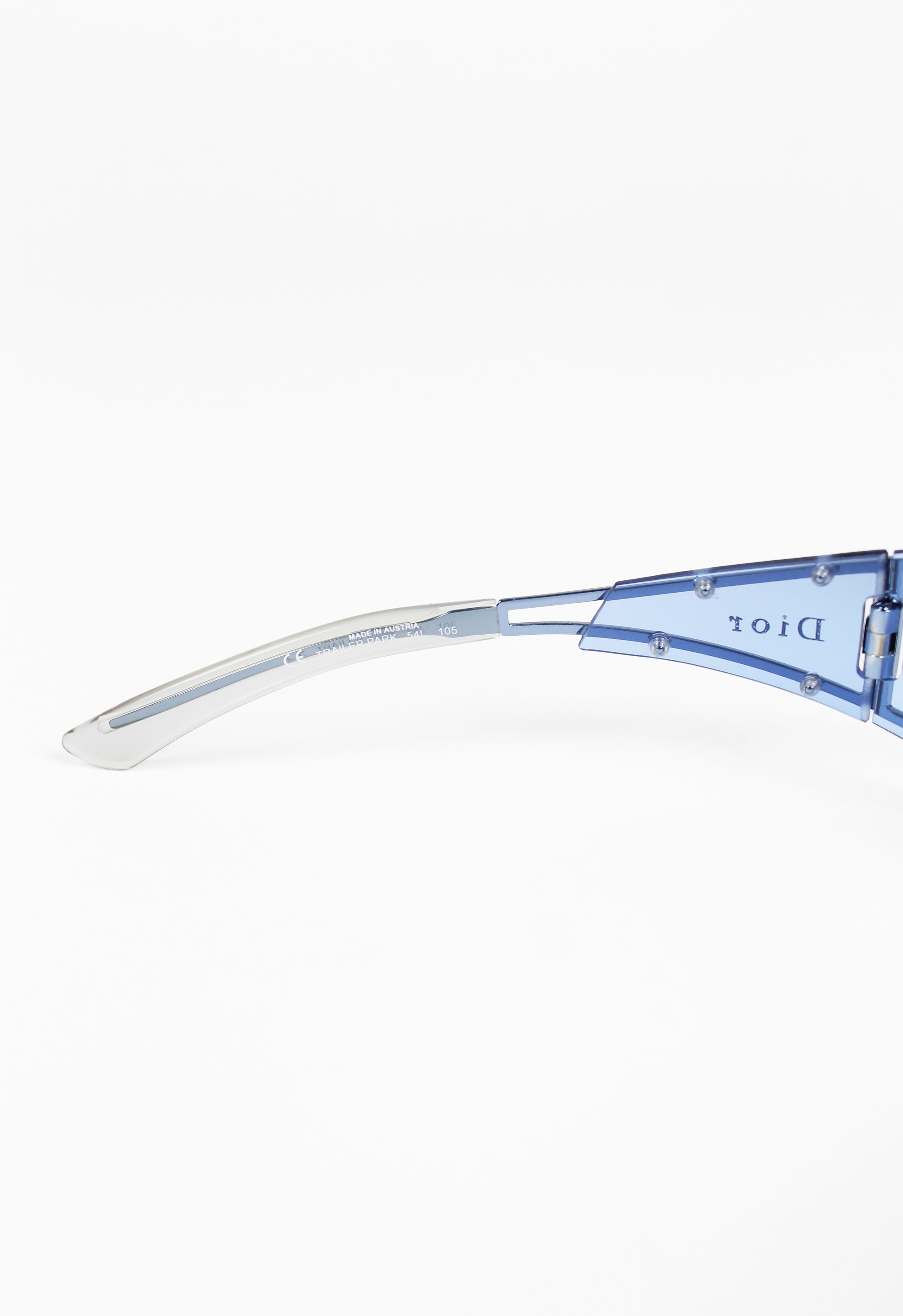DIOR JOHN GALLIANO SS 2001 BLUE TRAILER PARK SUNGLASSES