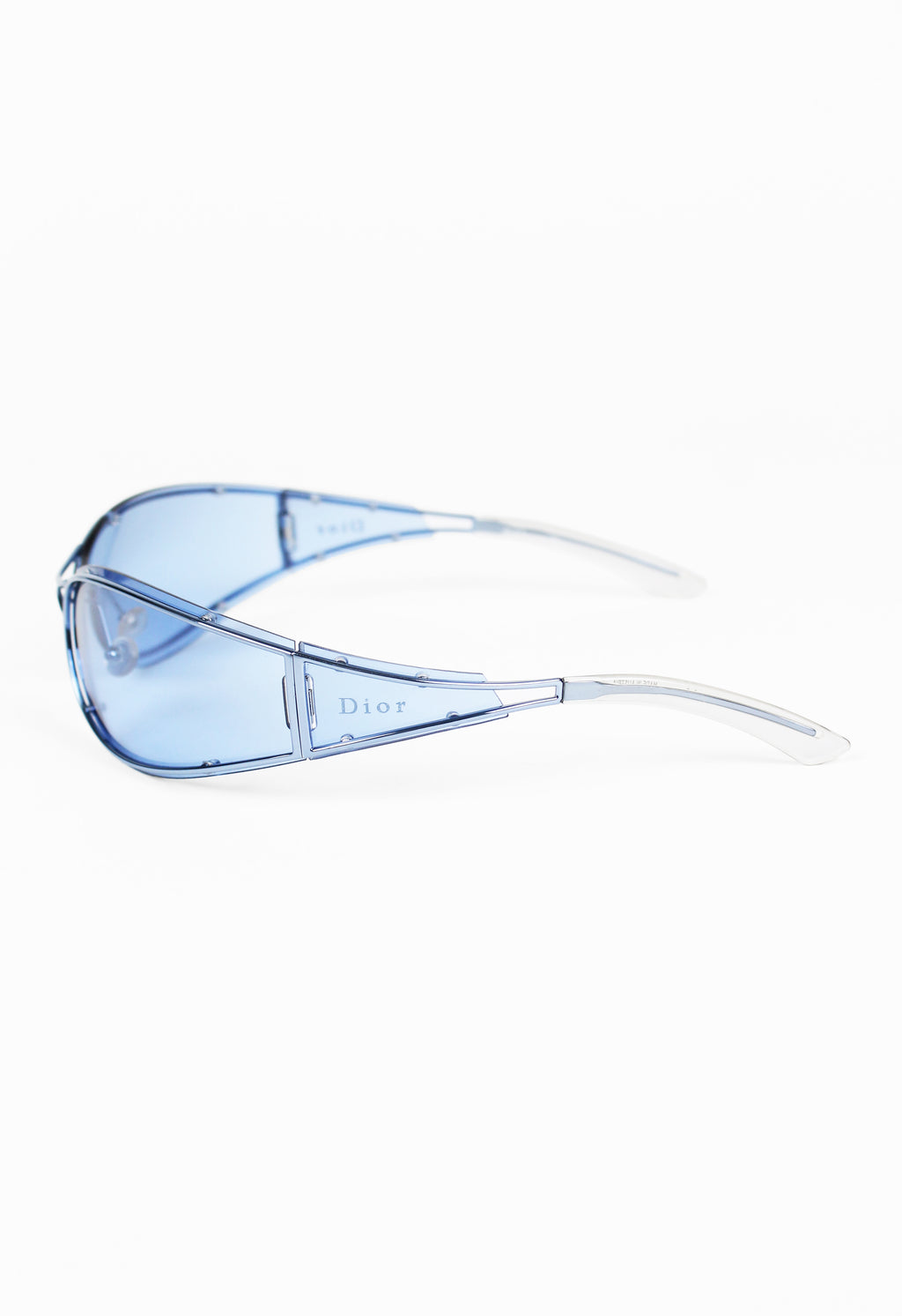 DIOR JOHN GALLIANO SS 2001 BLUE TRAILER PARK SUNGLASSES