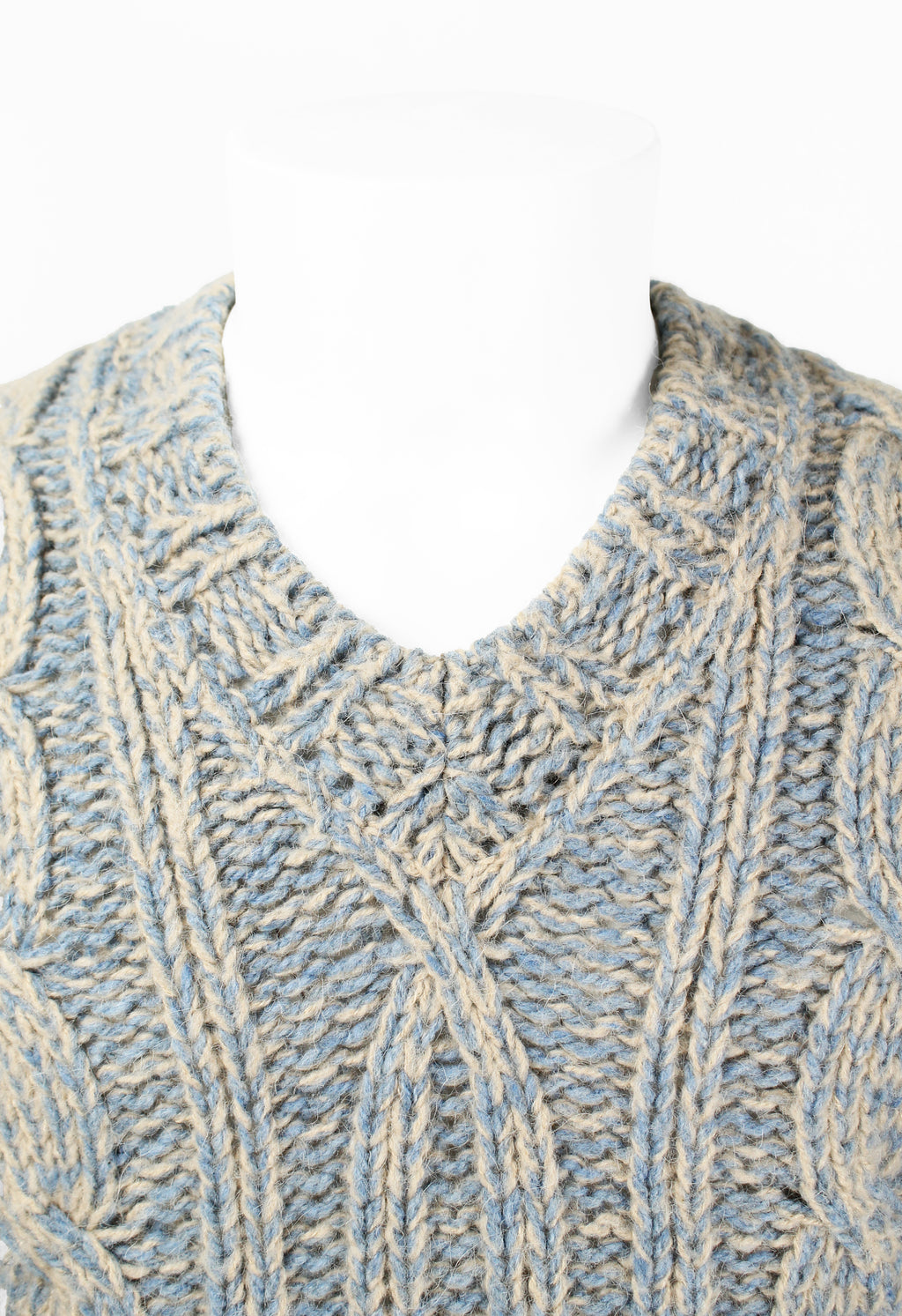 DRIES VAN NOTEN FW 2001 CABLE KNIT JUMPER