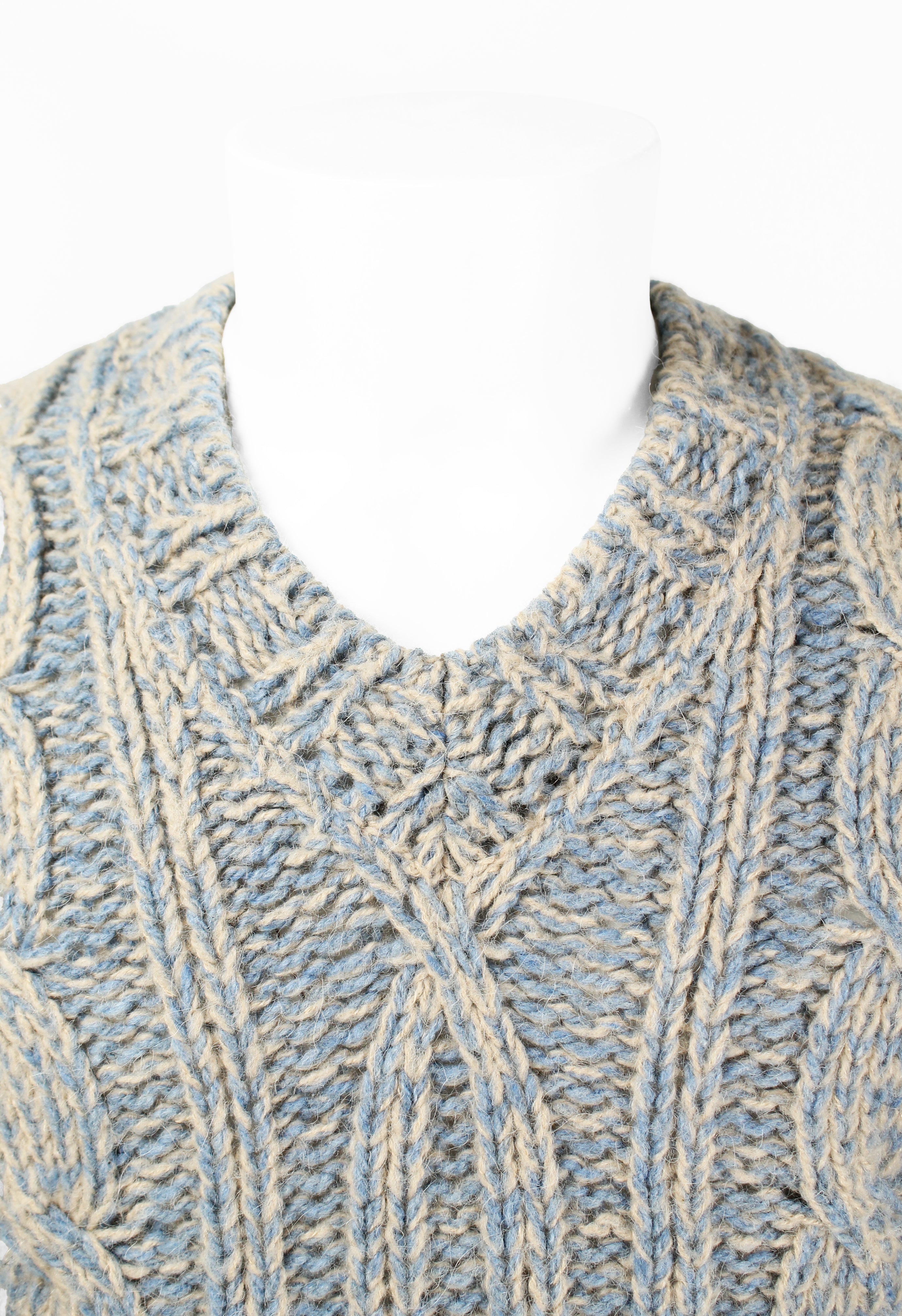 DRIES VAN NOTEN FW 2001 CABLE KNIT JUMPER
