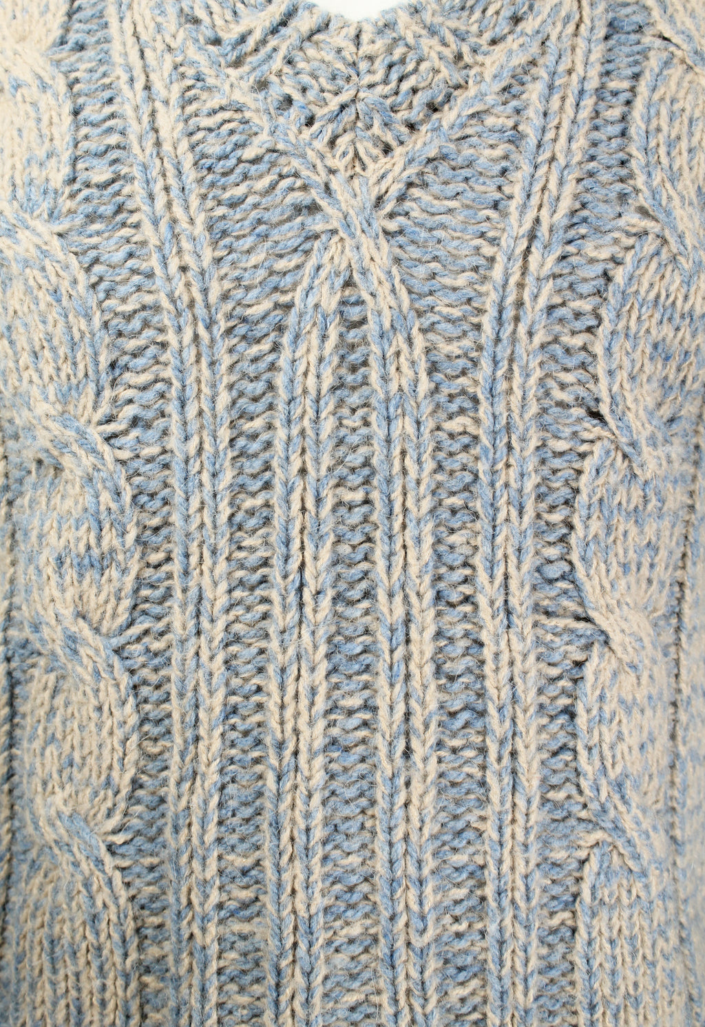 DRIES VAN NOTEN FW 2001 CABLE KNIT JUMPER