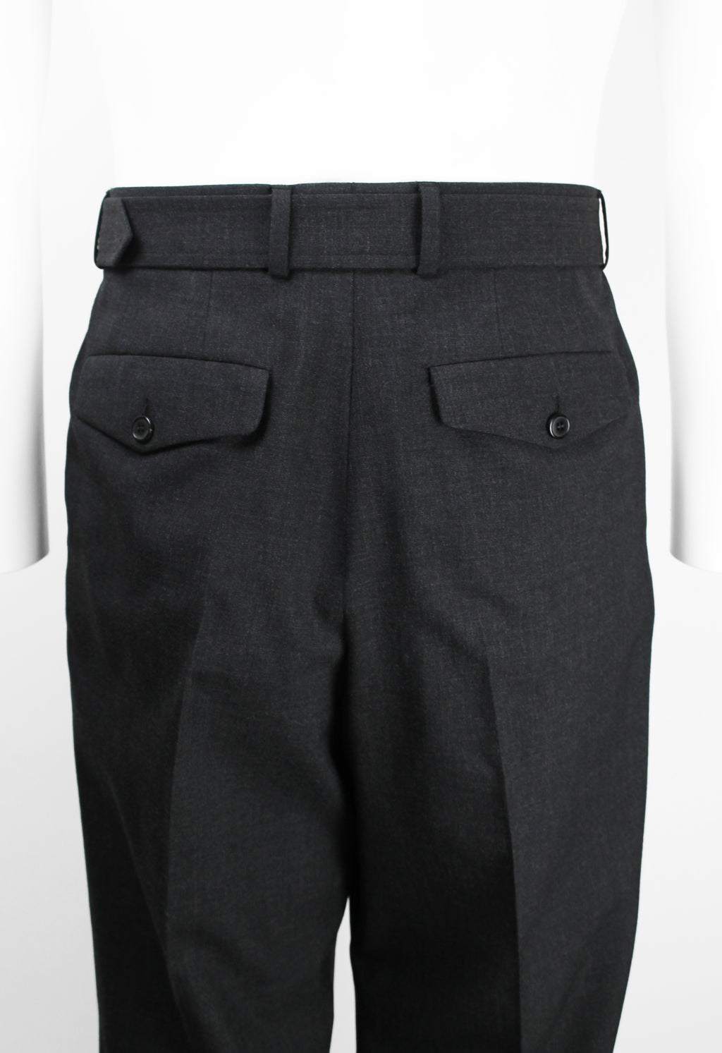 DRIES VAN NOTEN FW 2019 WOOL BELTED TROUSERS
