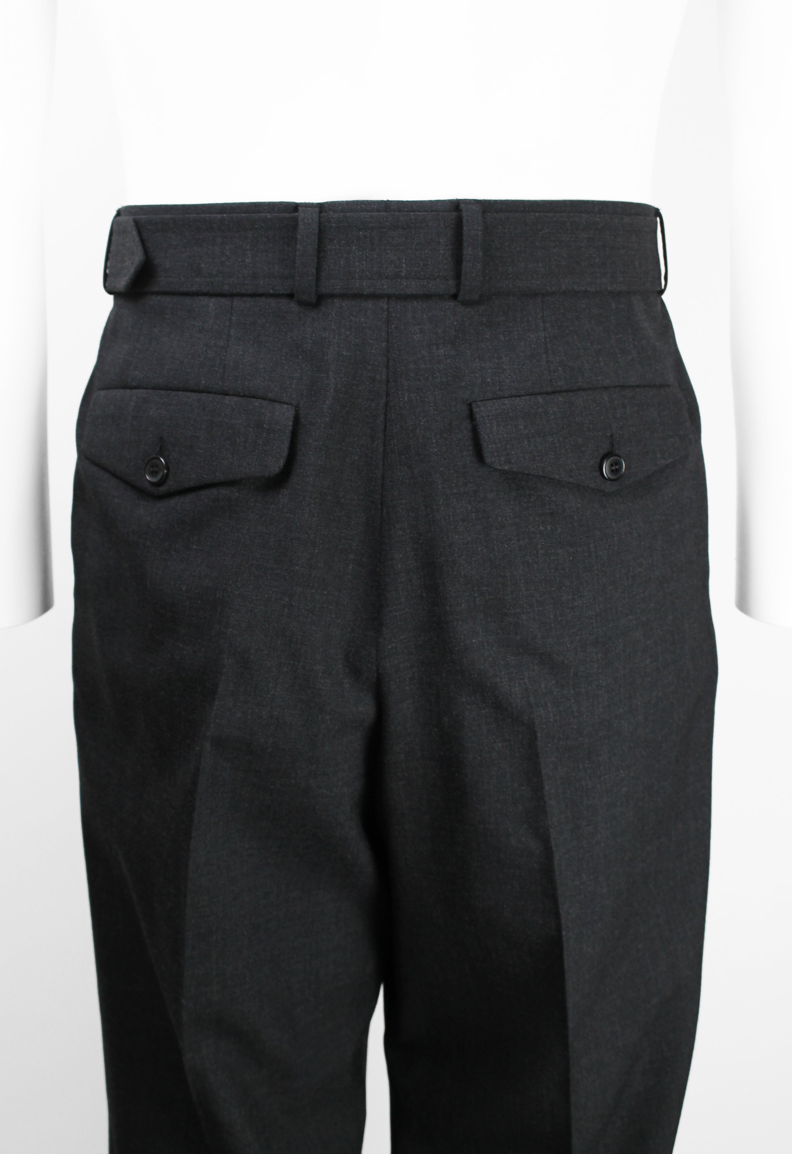 DRIES VAN NOTEN FW 2019 WOOL BELTED TROUSERS