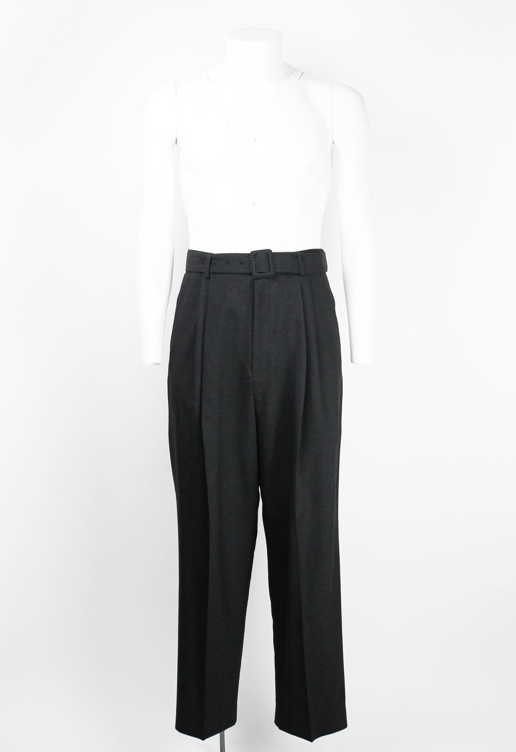 DRIES VAN NOTEN FW 2019 WOOL BELTED TROUSERS