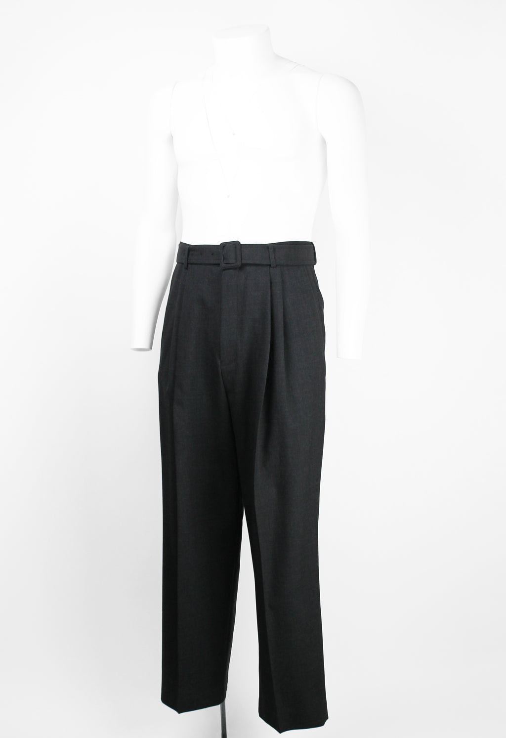 DRIES VAN NOTEN FW 2019 WOOL BELTED TROUSERS