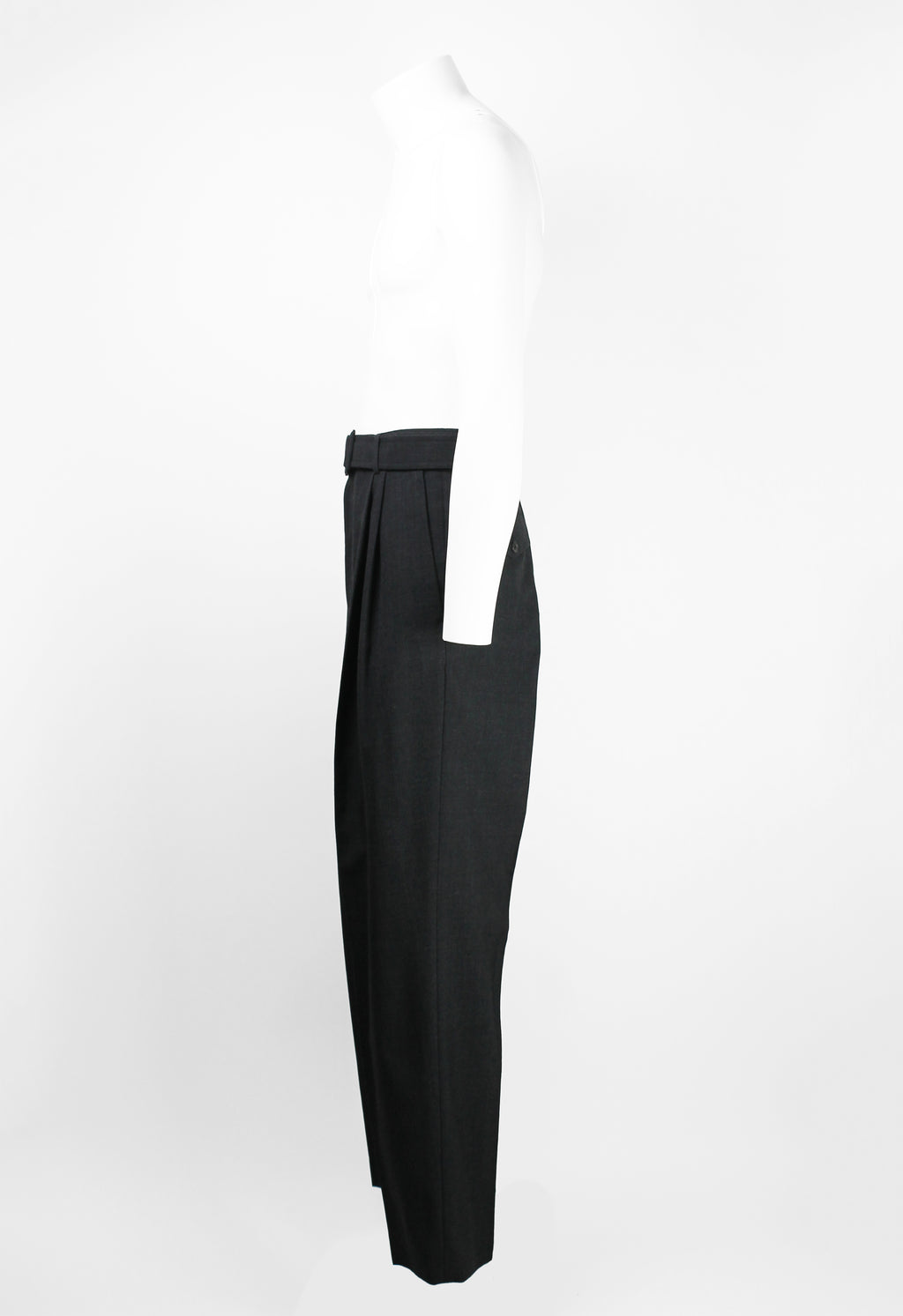 DRIES VAN NOTEN FW 2019 WOOL BELTED TROUSERS