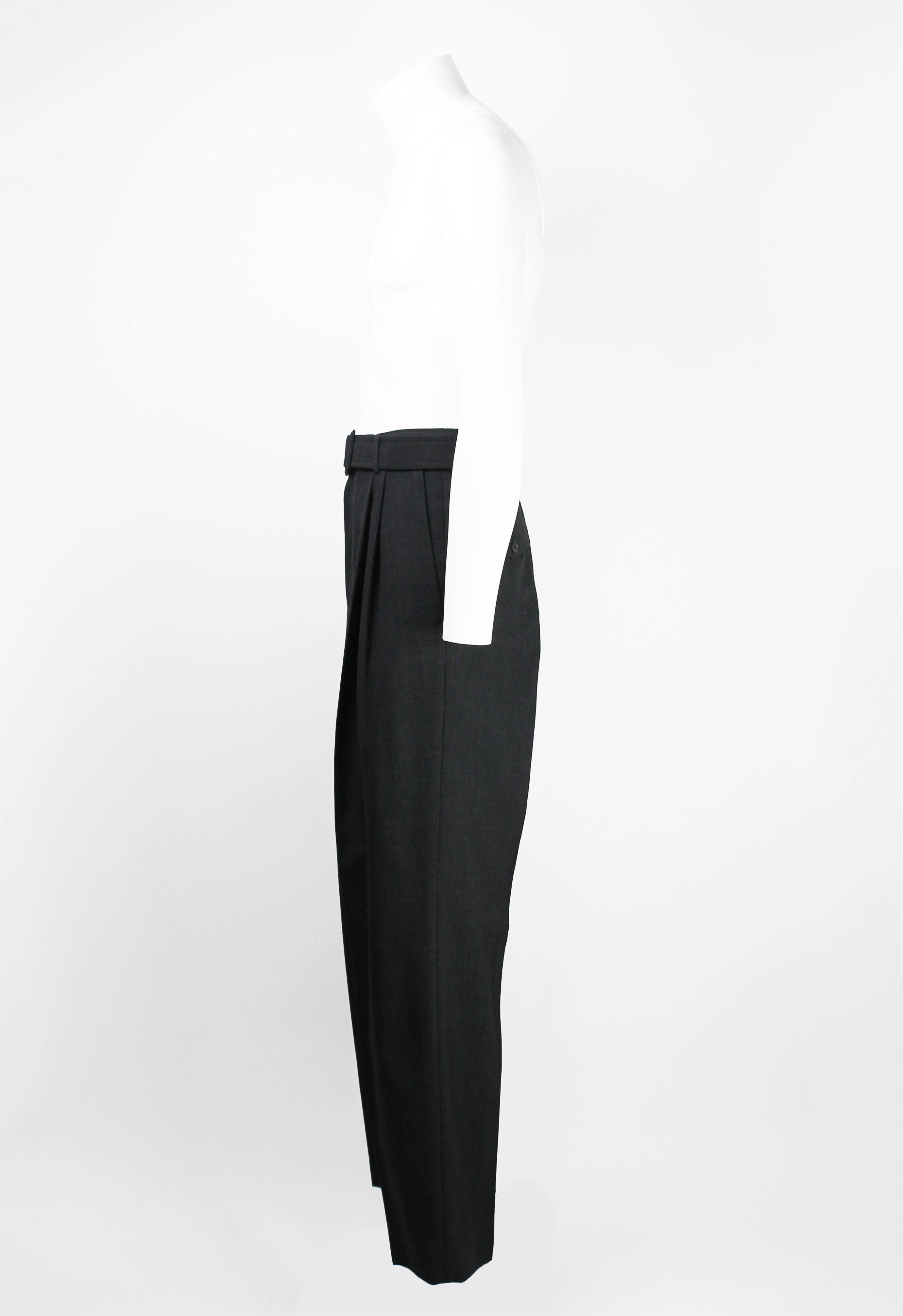 DRIES VAN NOTEN FW 2019 WOOL BELTED TROUSERS