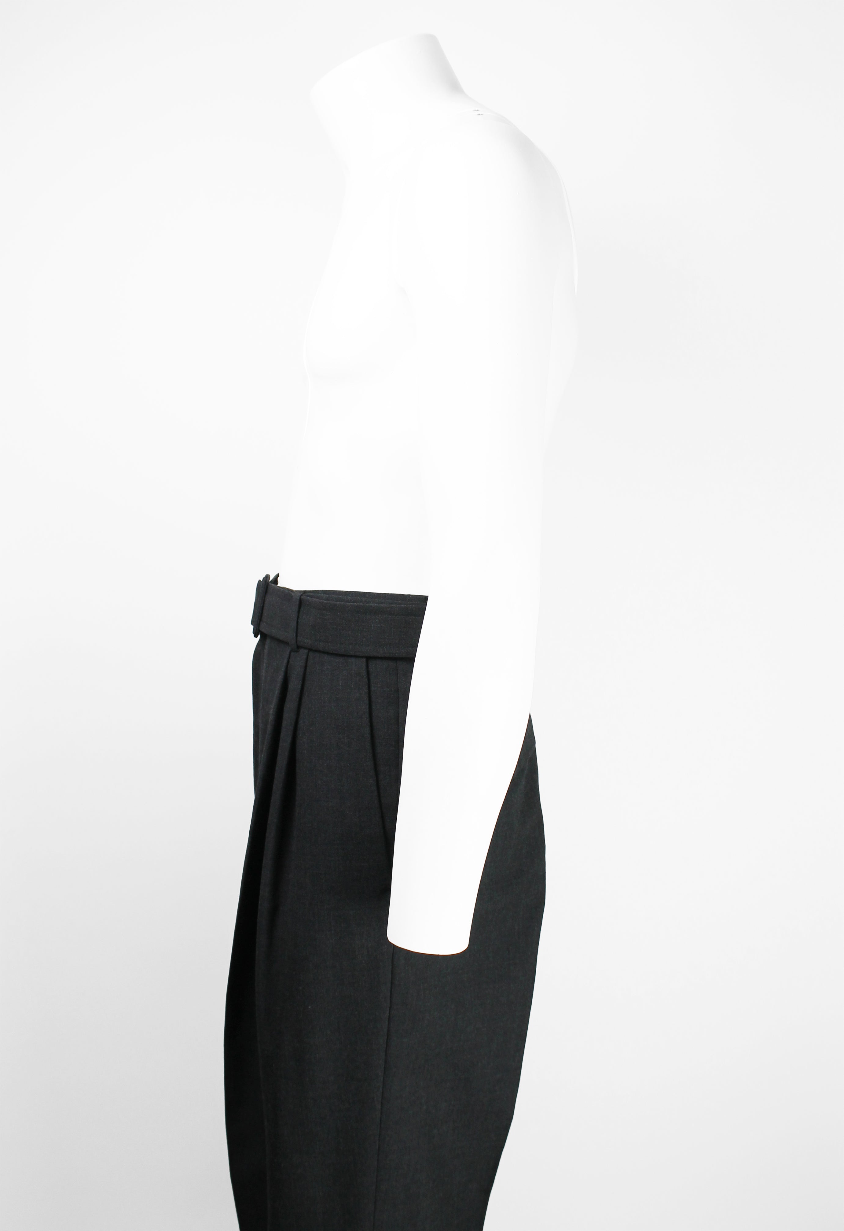 DRIES VAN NOTEN FW 2019 WOOL BELTED TROUSERS