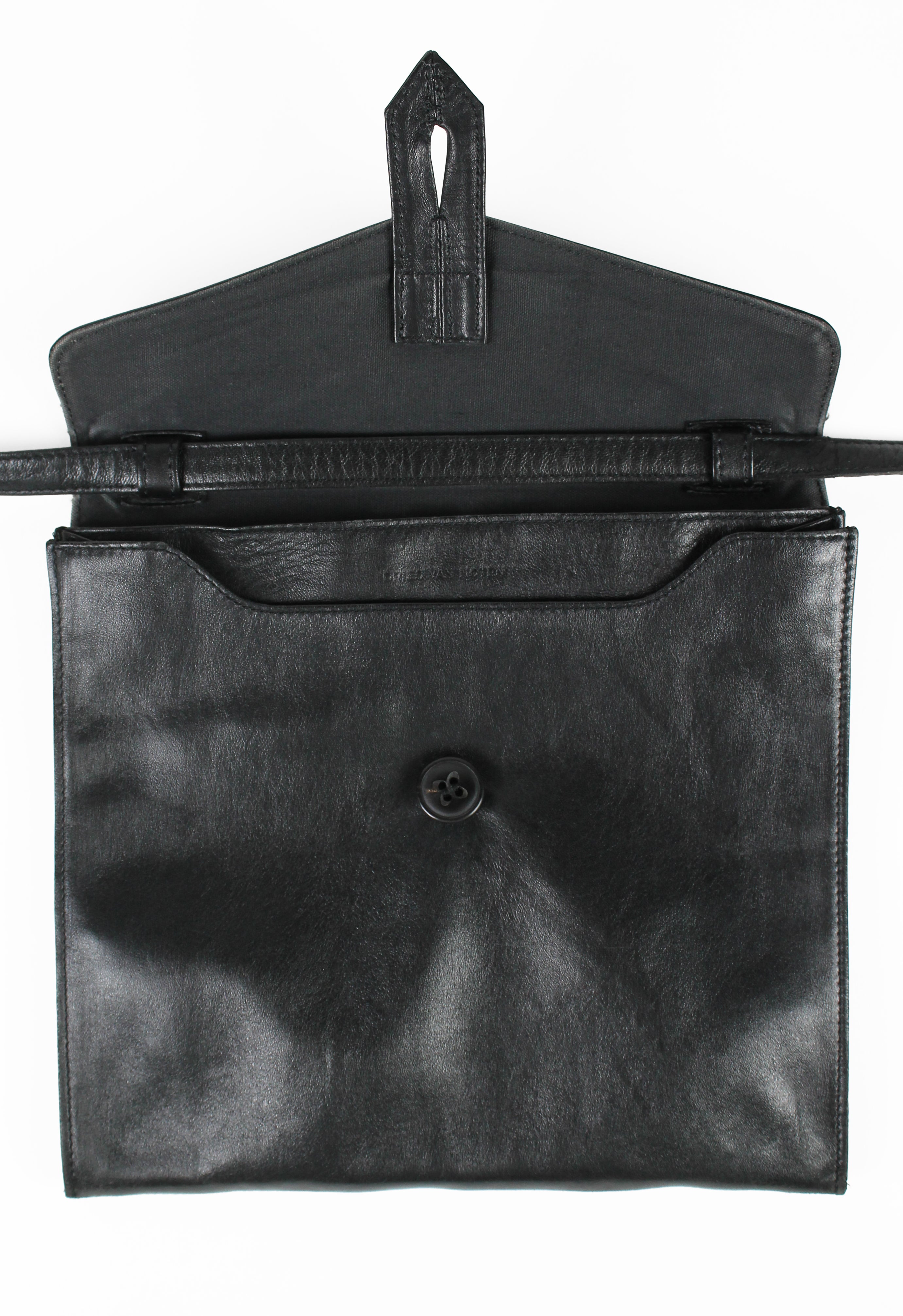 DRIES VAN NOTEN LEATHER CROSSBODY BAG
