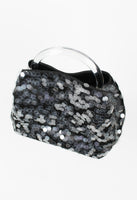 DRIES VAN NOTEN SS 2023 SEQUIN HANDBAG WITH ACRYLIC HOOP HANDLE