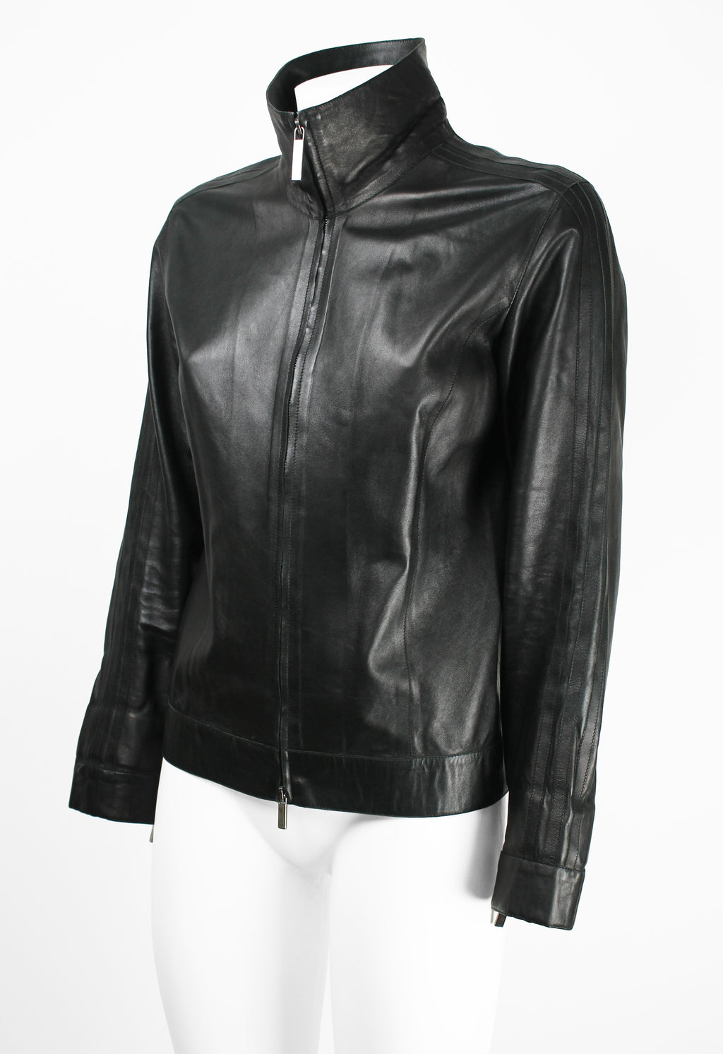 GUCCI TOM FORD SS 1999 BLACK LEATHER JACKET