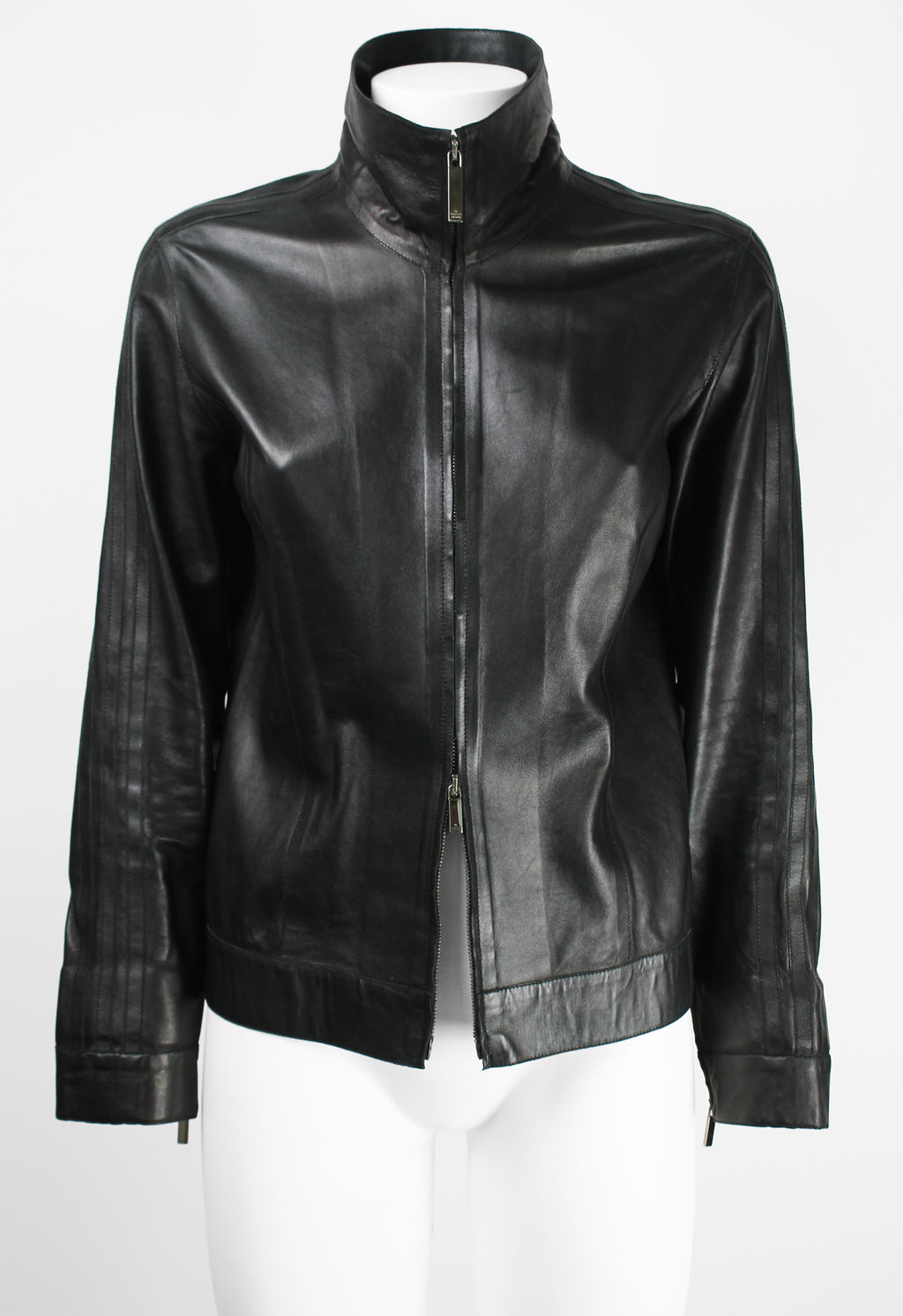 GUCCI TOM FORD SS 1999 BLACK LEATHER JACKET