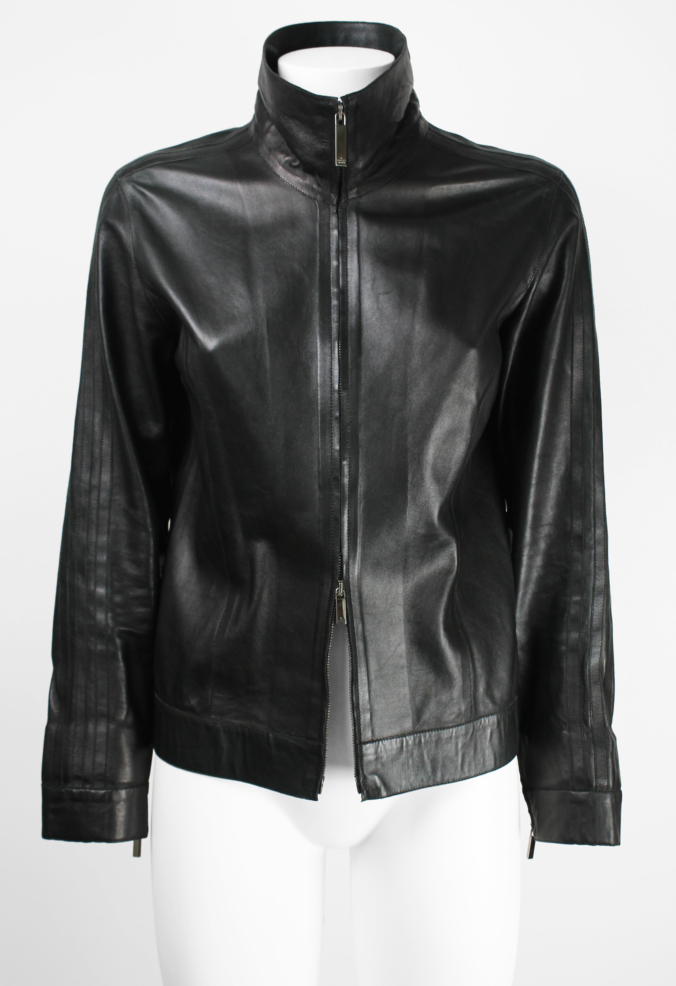 GUCCI TOM FORD SS 1999 BLACK LEATHER JACKET