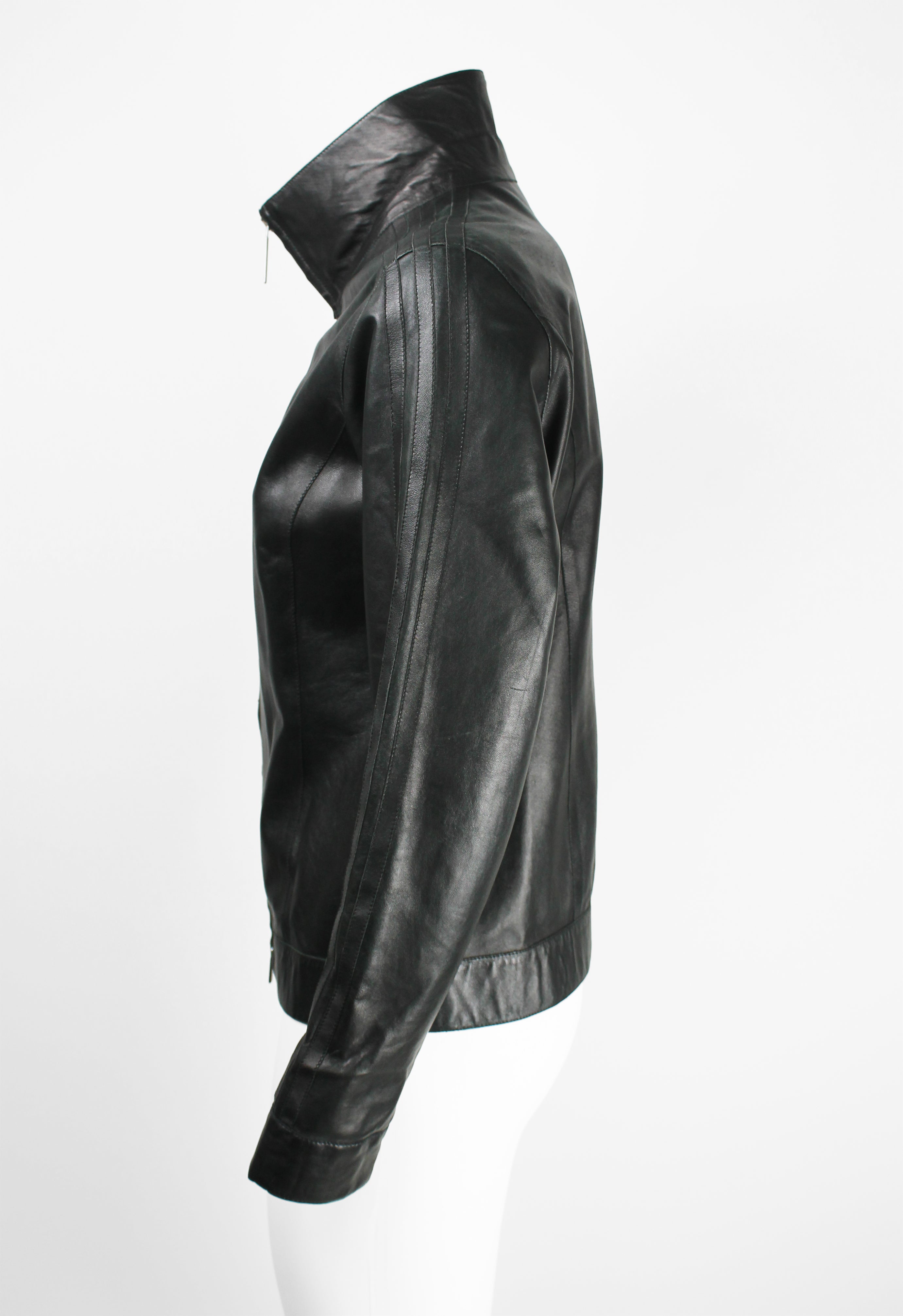 GUCCI TOM FORD SS 1999 BLACK LEATHER JACKET