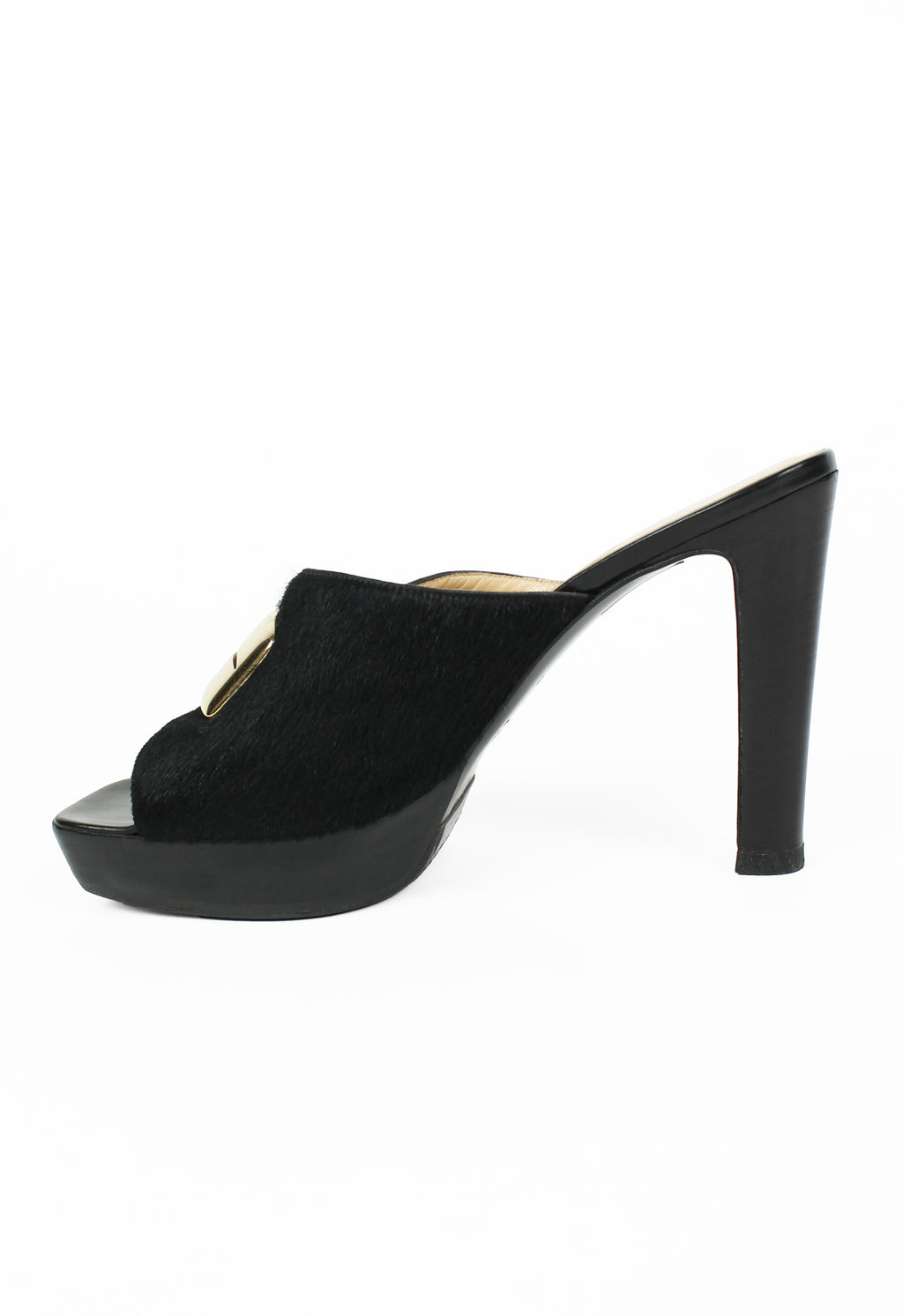 GUCCI TOM FORD FW 1996 CALF HAIR G HEELS