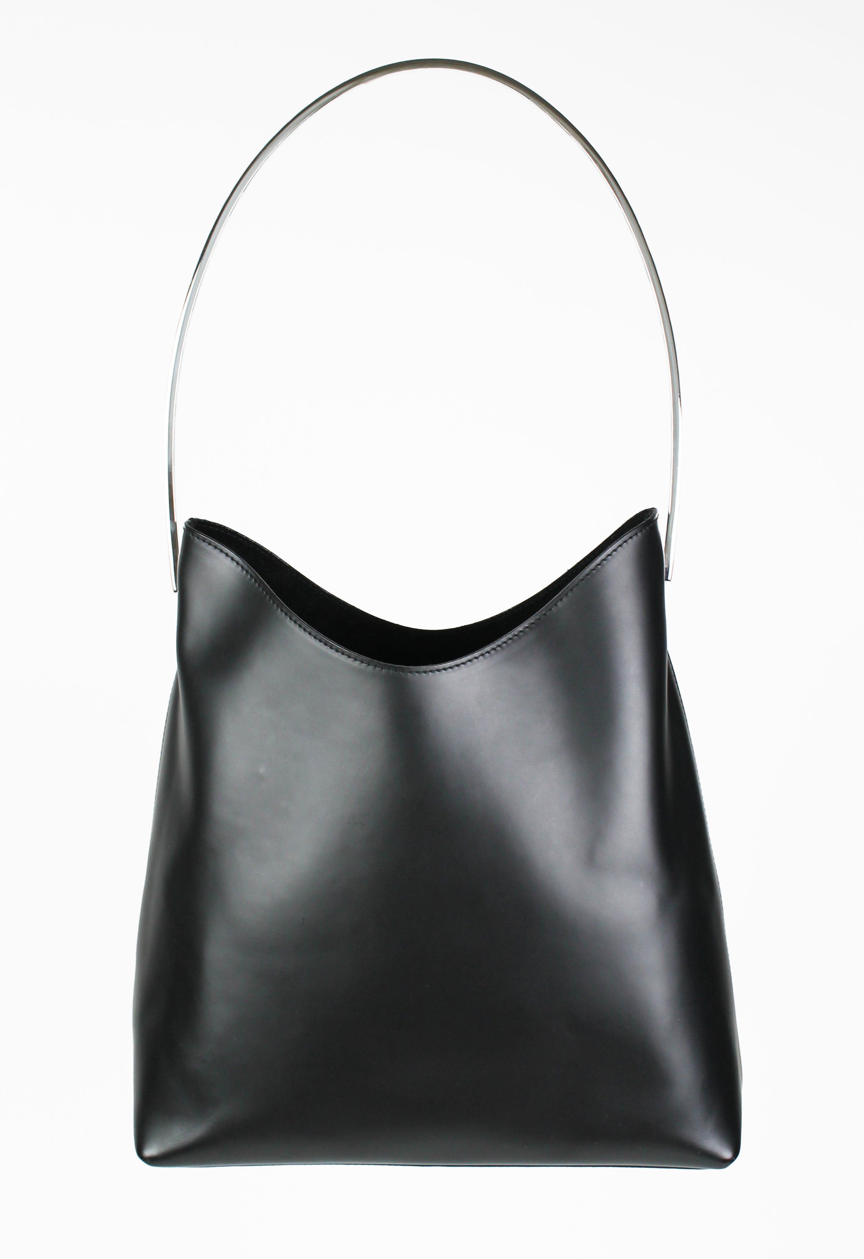 GUCCI TOM FORD FW 1997 BLACK METAL RING SHOULDER BAG