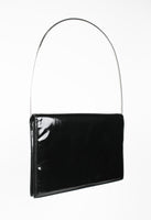 GUCCI TOM FORD FW 1997 METAL RING PATENT CONVERTIBLE SHOULDER BAG