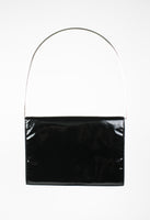 GUCCI TOM FORD FW 1997 METAL RING PATENT CONVERTIBLE SHOULDER BAG