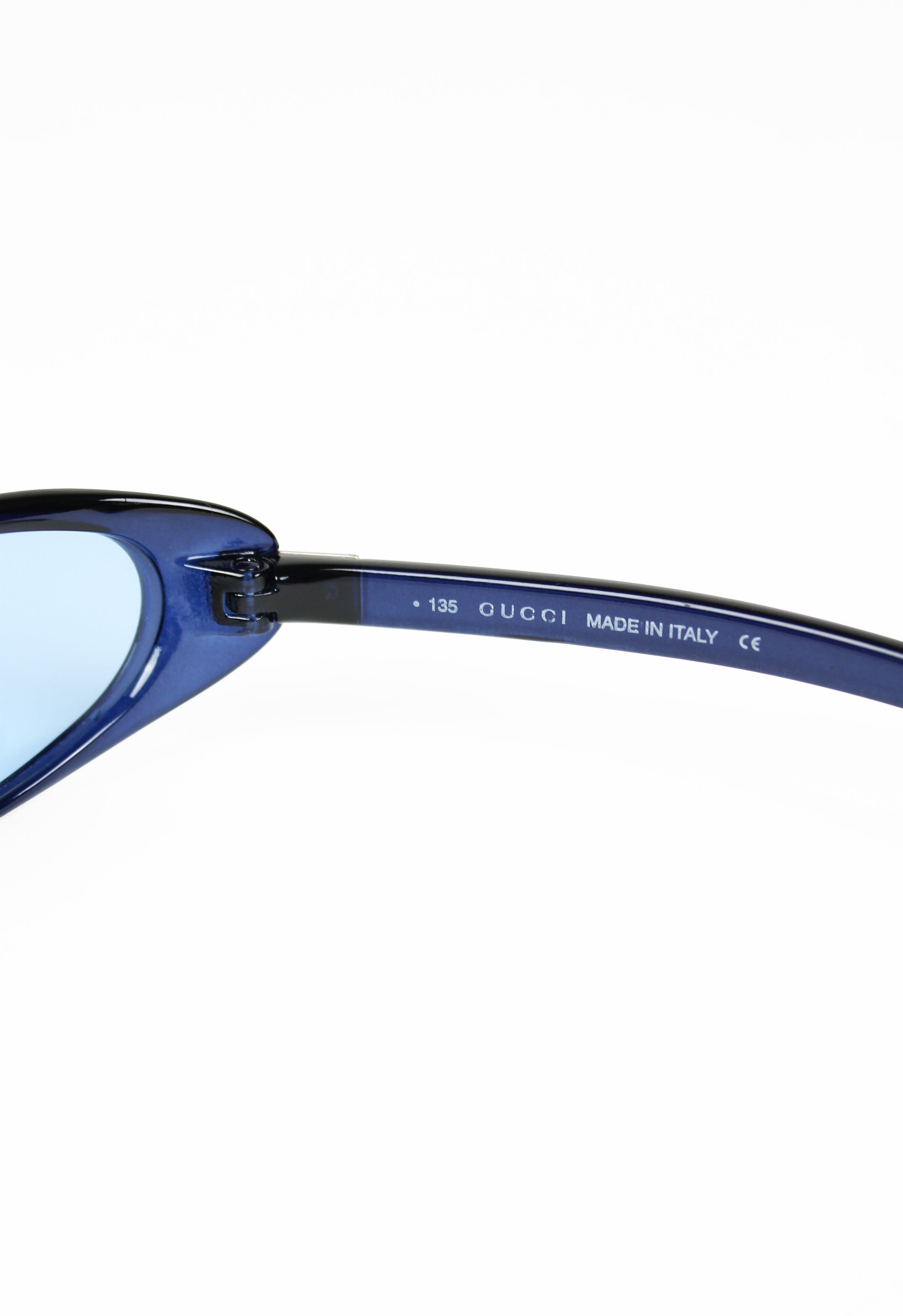 GUCCI TOM FORD FW 2000 SLIM BLUE SUNGLASSES