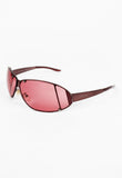 GUCCI TOM FORD SS 2001 RED WRAPAROUND SUNGLASSES