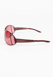 GUCCI TOM FORD SS 2001 RED WRAPAROUND SUNGLASSES