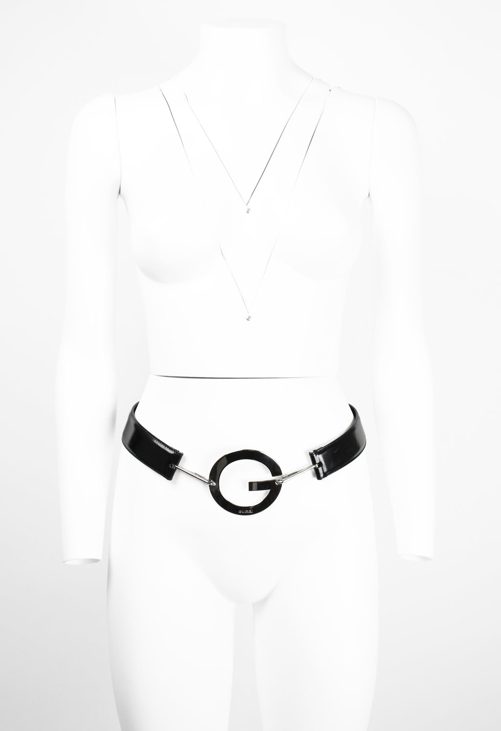GUCCI TOM FORD SS 1996 OVERSIZED G BUCKLE BELT
