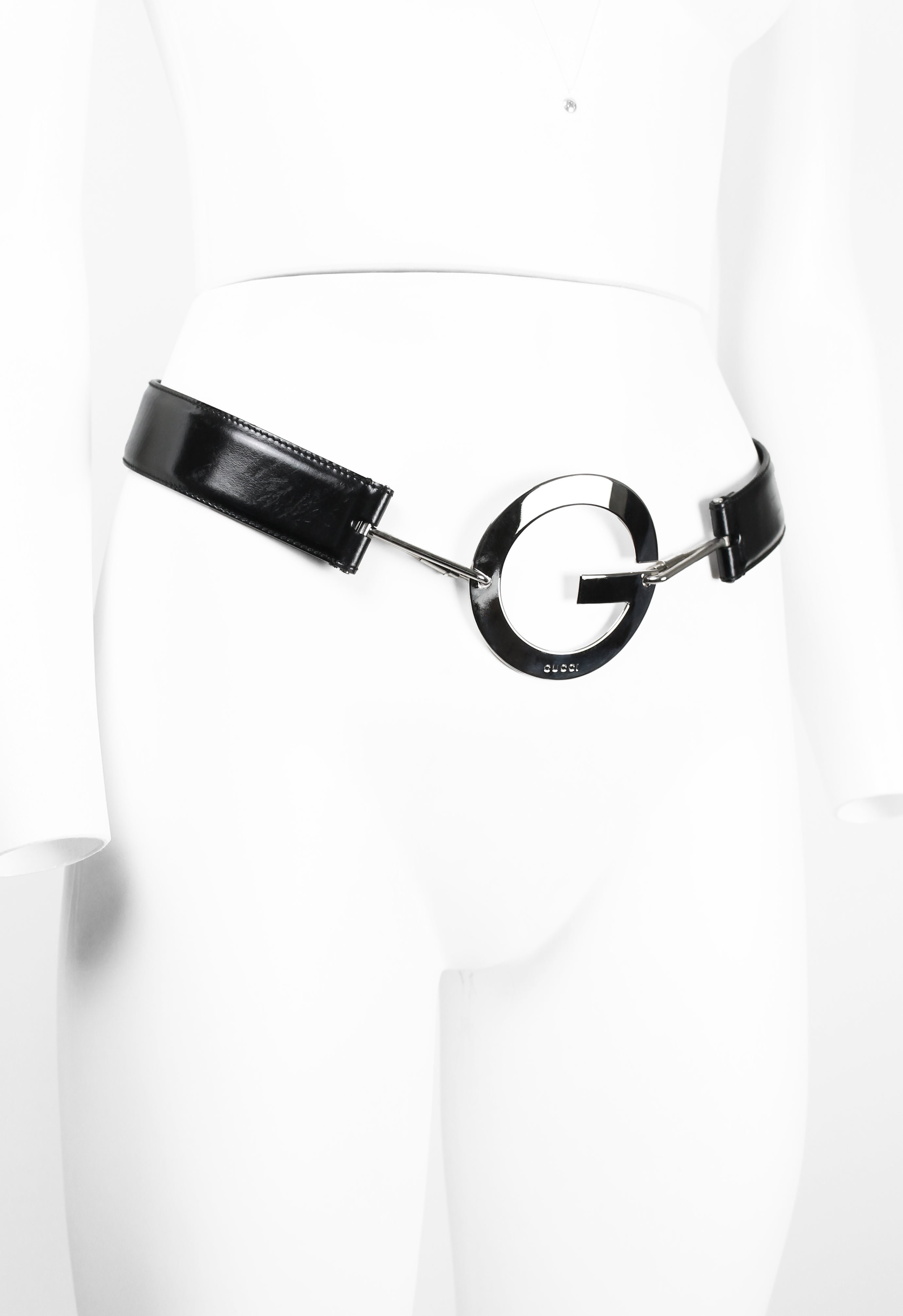 GUCCI TOM FORD SS 1996 OVERSIZED G BUCKLE BELT