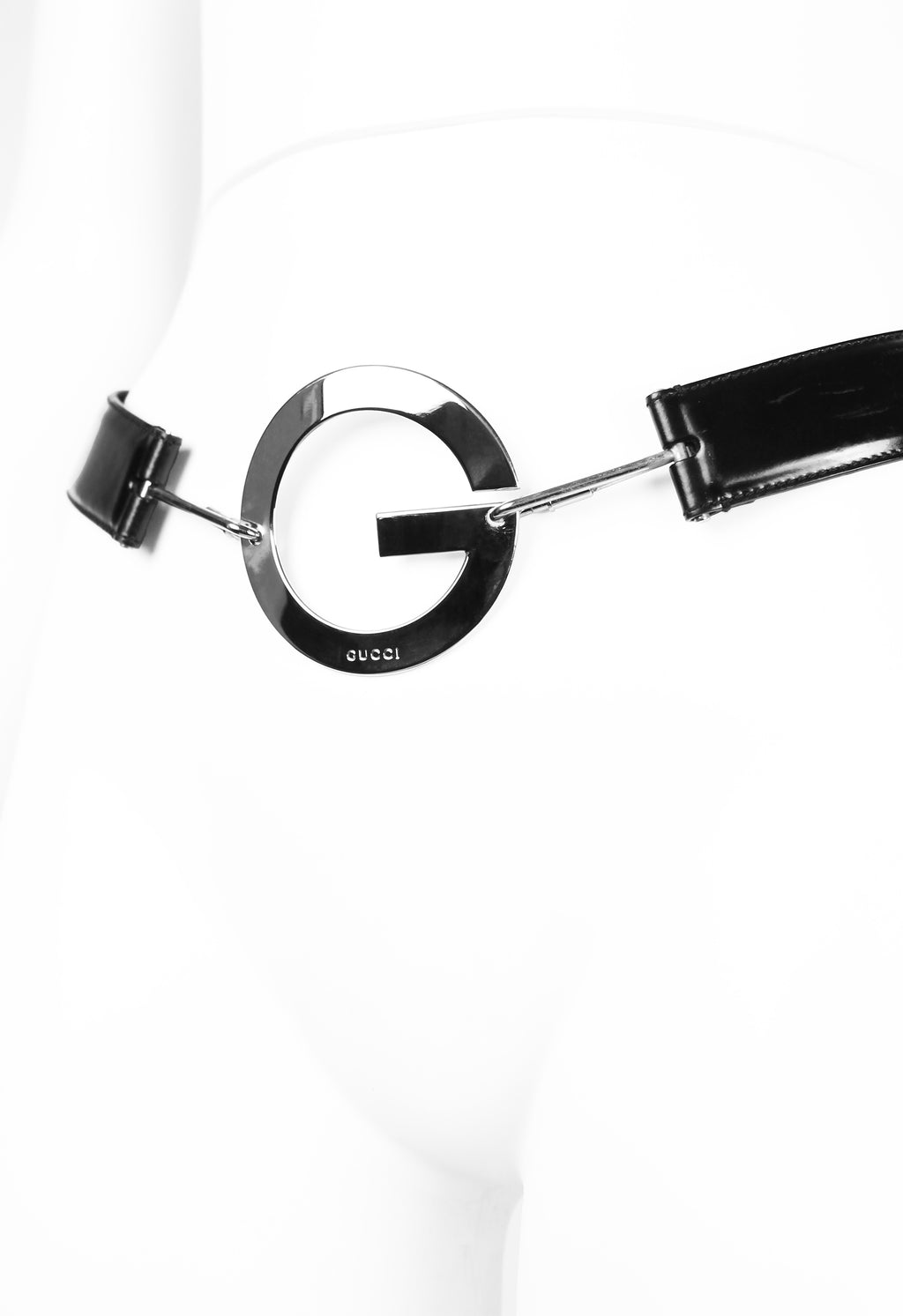GUCCI TOM FORD SS 1996 OVERSIZED G BUCKLE BELT