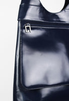 GUCCI TOM FORD SS 1996 NAVY PATENT SHOULDER BAG