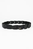 GUCCI TOM FORD SS 1997 BLACK LEATHER CHAIN BELT