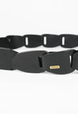 GUCCI TOM FORD SS 1997 BLACK LEATHER CHAIN BELT