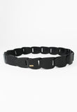 GUCCI TOM FORD SS 1997 BLACK LEATHER CHAIN BELT