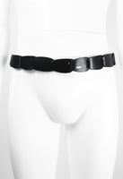 GUCCI TOM FORD SS 1997 BLACK LEATHER CHAIN BELT