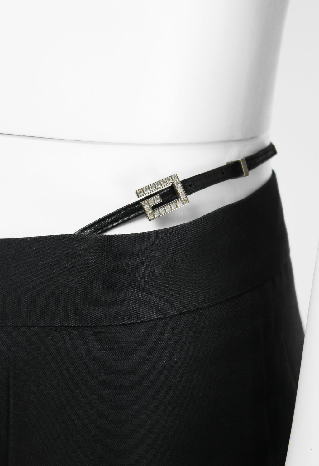 GUCCI TOM FORD SS 1998 CRYSTAL EMBELLISHED G-STRING TROUSERS