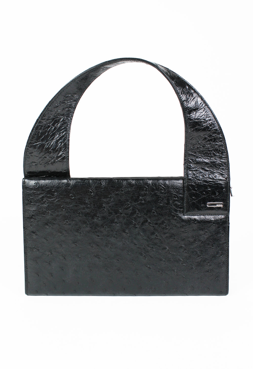 GUCCI TOM FORD SS 1998 OSTRICH LEATHER SHOULDER BAG