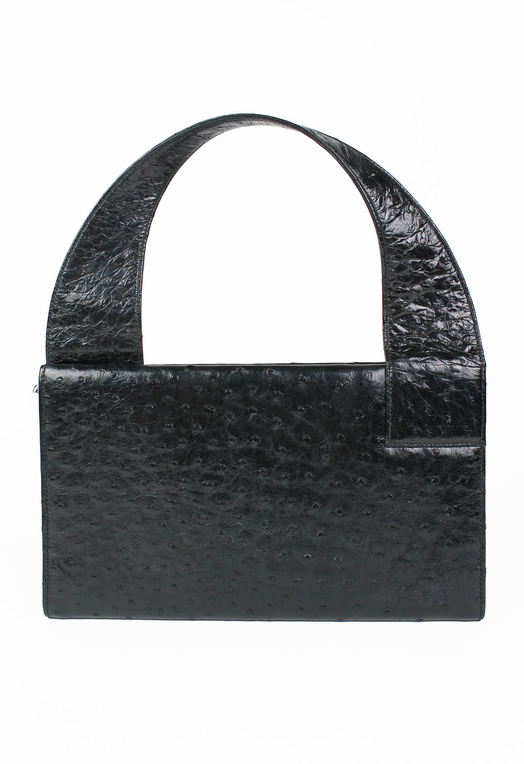 GUCCI TOM FORD SS 1998 OSTRICH LEATHER SHOULDER BAG