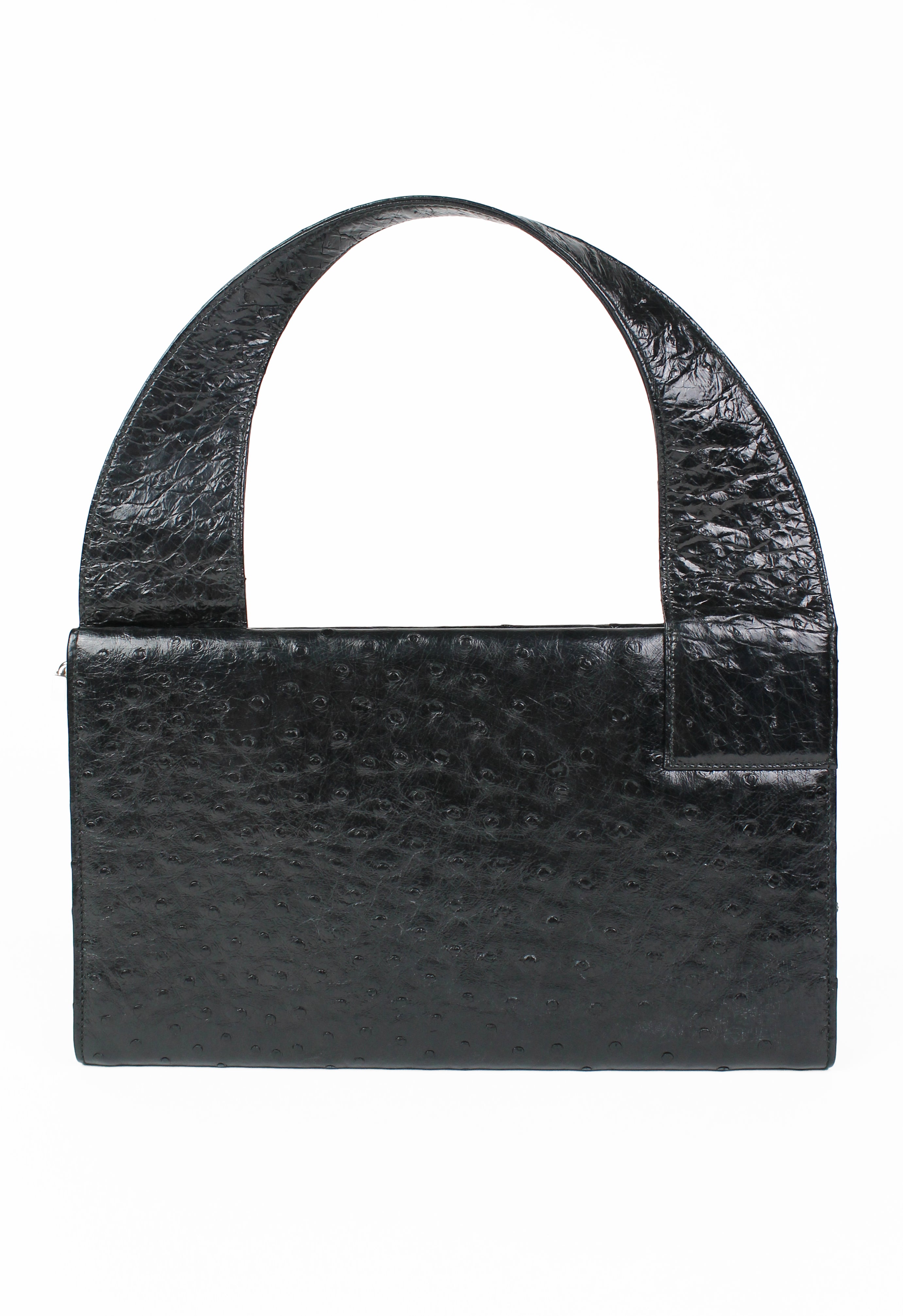 GUCCI TOM FORD SS 1998 OSTRICH LEATHER SHOULDER BAG