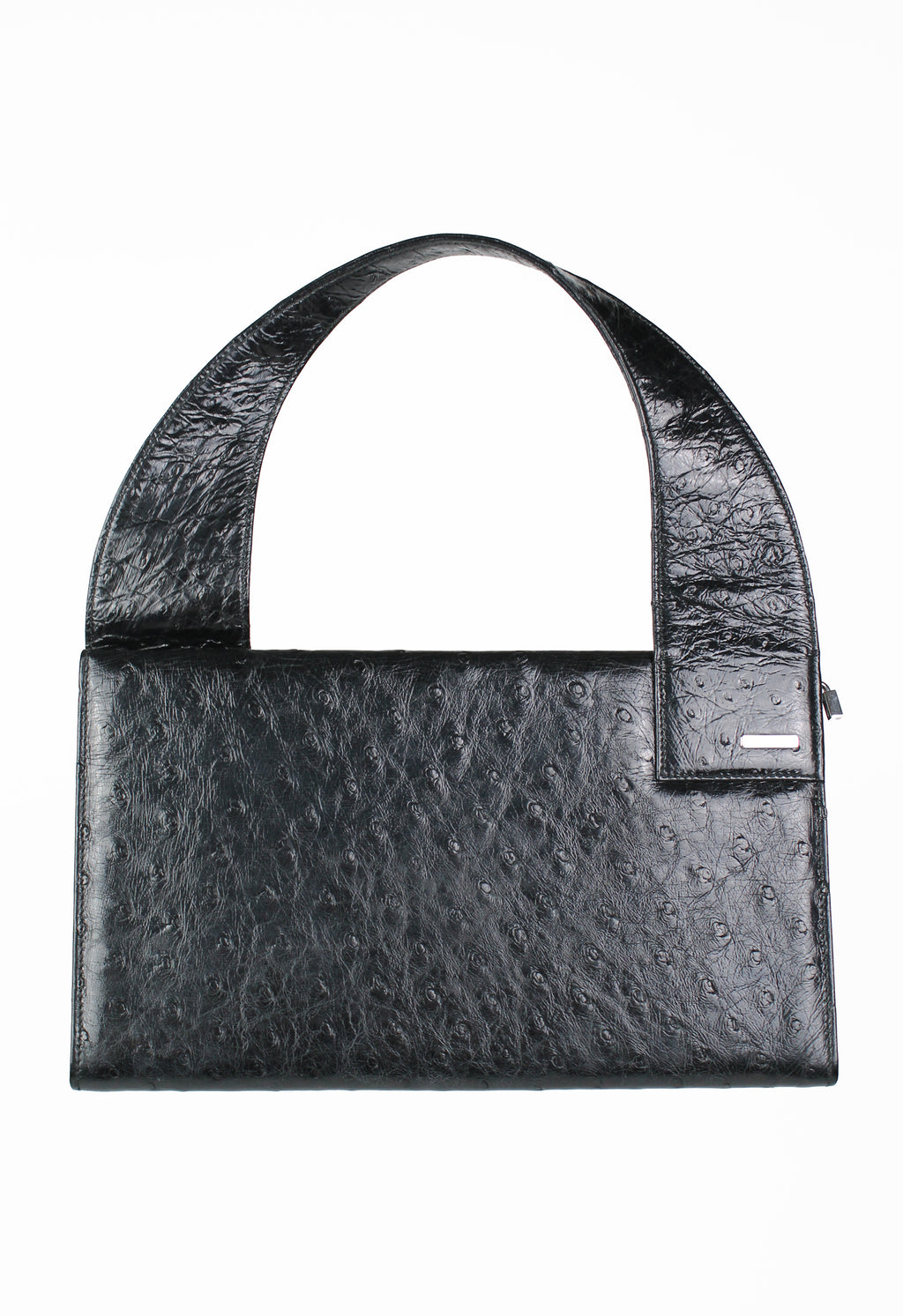 GUCCI TOM FORD SS 1998 OSTRICH LEATHER SHOULDER BAG