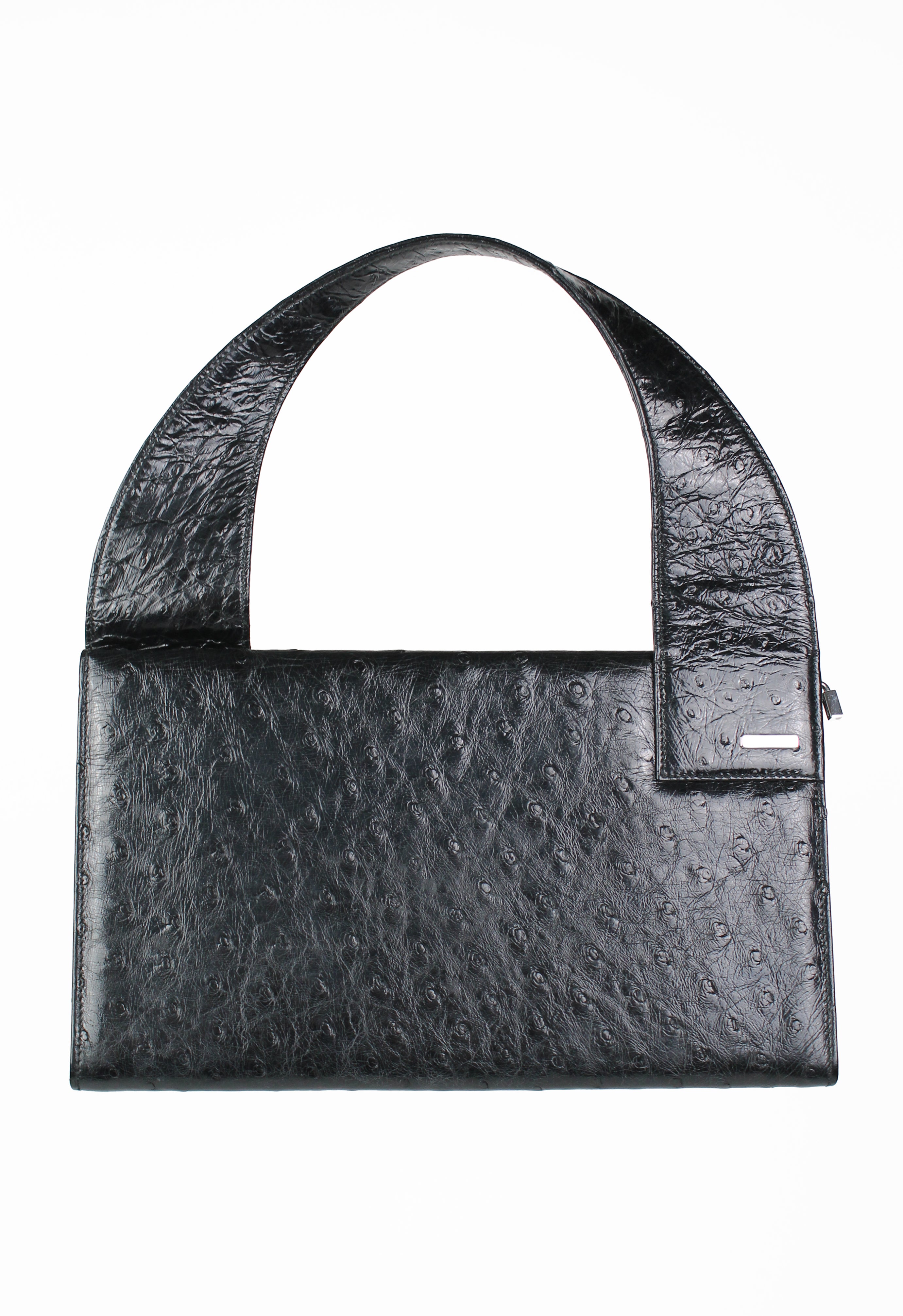 GUCCI TOM FORD SS 1998 OSTRICH LEATHER SHOULDER BAG