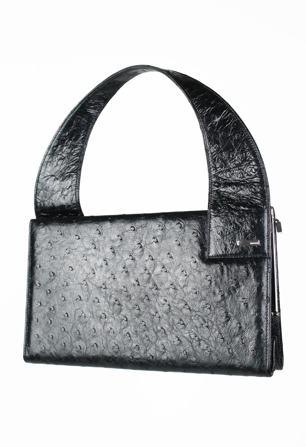 GUCCI TOM FORD SS 1998 OSTRICH LEATHER SHOULDER BAG