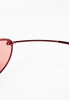 GUCCI TOM FORD SS 2001 RED CURVED WRAPAROUND SUNGLASSES