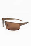 GUCCI TOM FORD SS 2003 BRONZE WRAPAROUND SUNGLASSES