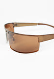 GUCCI TOM FORD SS 2003 BRONZE WRAPAROUND SUNGLASSES