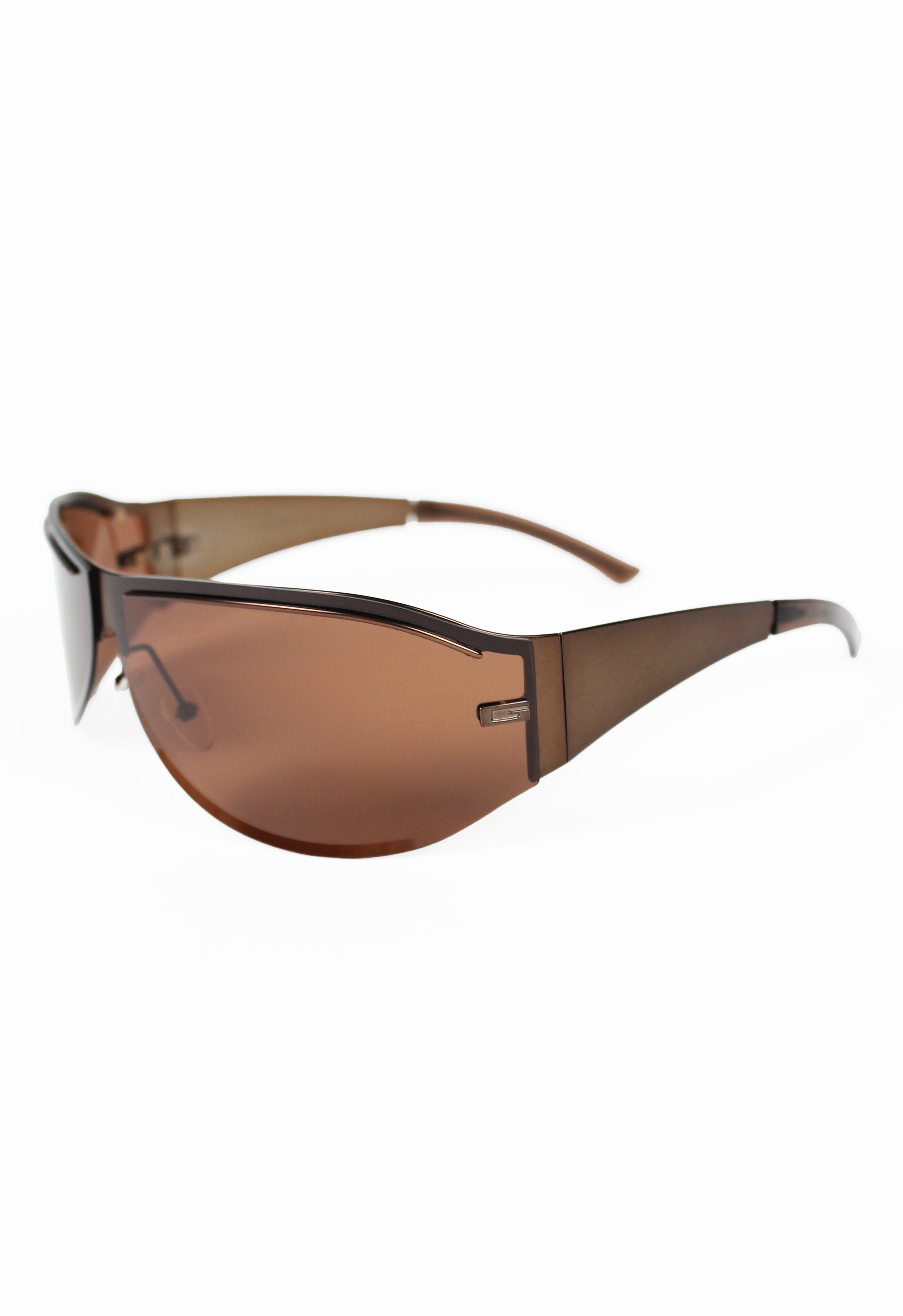GUCCI TOM FORD SS 2003 OVERSIZED BRONZE G BOLT SUNGLASSES