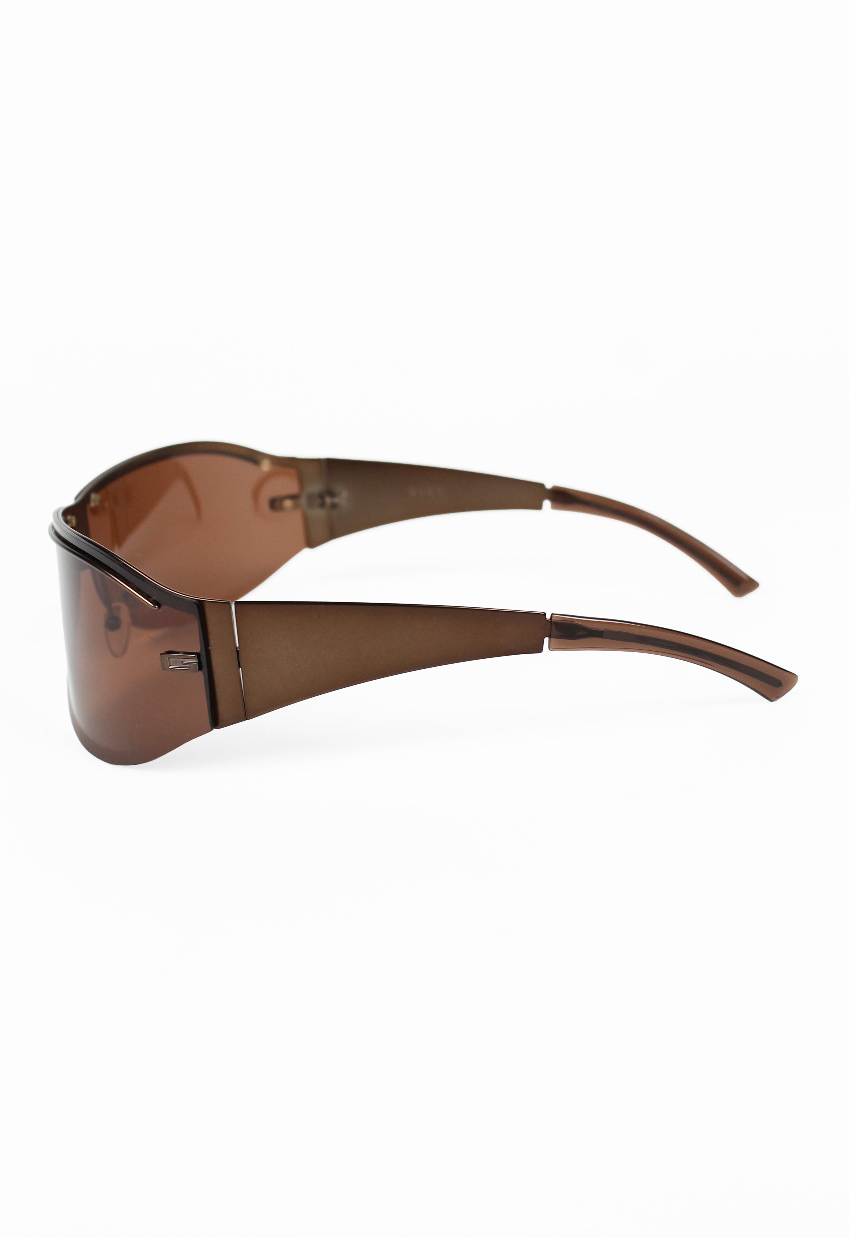 GUCCI TOM FORD SS 2003 OVERSIZED BRONZE G BOLT SUNGLASSES