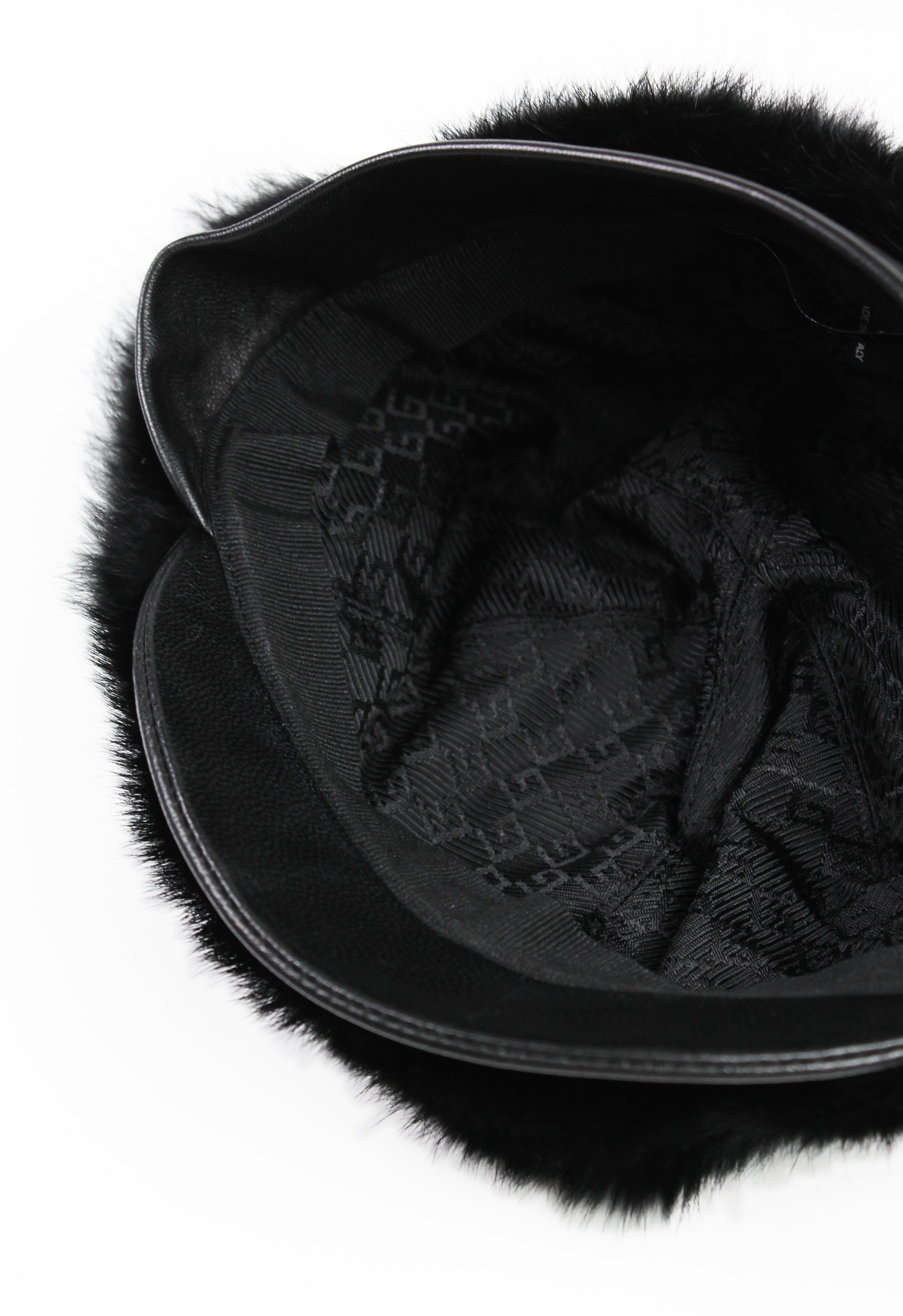 帽子 GUCCI By Tom Ford Real Fur Flight Cap GUCCI TOM FORD FW 2002 FUR HAT – THE 543