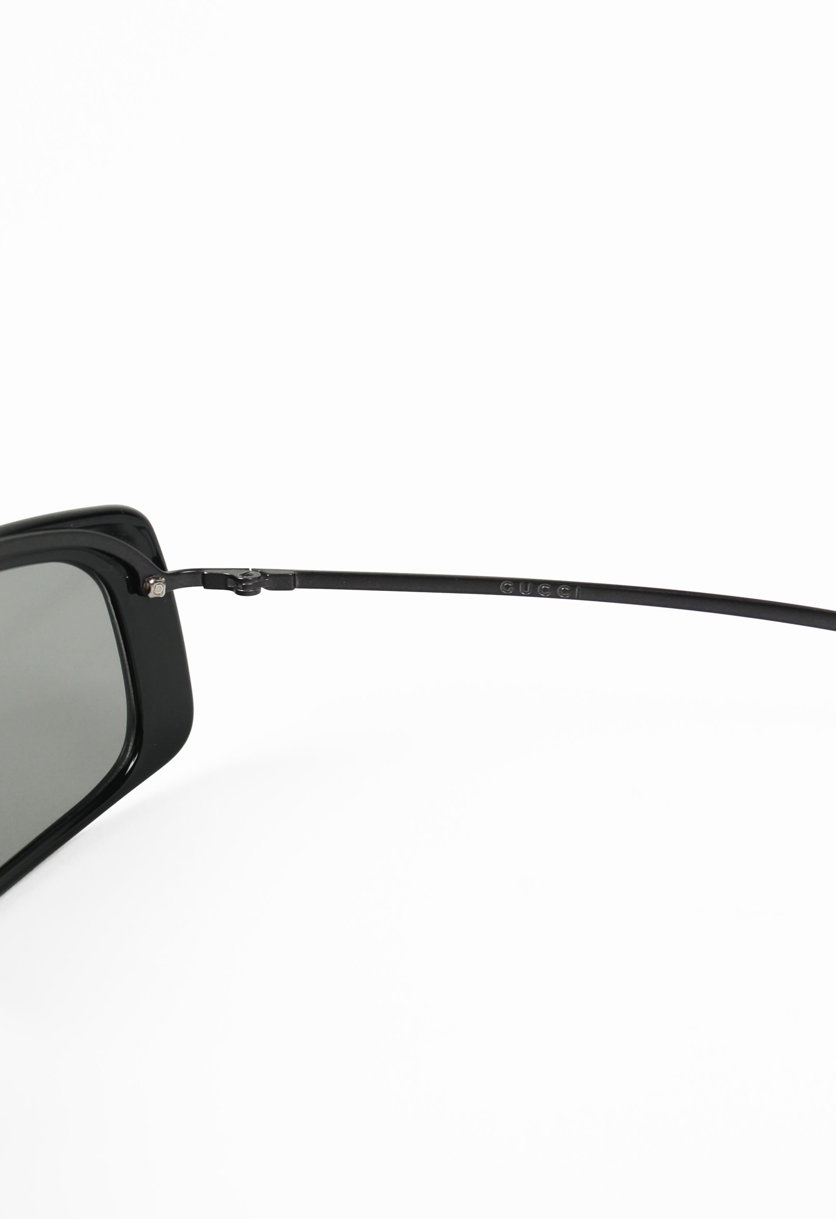 GUCCI TOM FORD BLACK RECTANGULAR FRAME SUNGLASSES