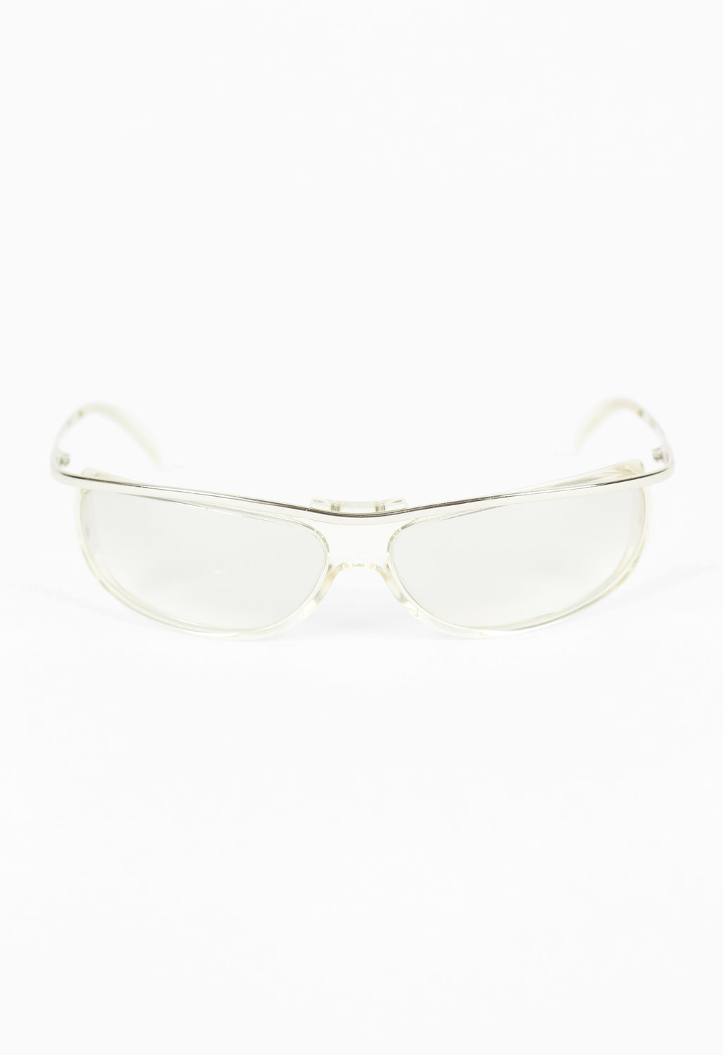 GUCCI TOM FORD CLEAR SUSPENDED WRAPAROUND SUNGLASSES